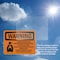 Signmission Carbon Dioxide Gas Discharge With Symbol OSHA Warning Sign, Vinyl Decal, 10in W x 7in L, 2PK OS-2PACK-WS-D-710-L-11997 - alternate 5
